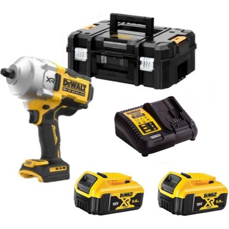 Dewalt DCF961P2T Visseuse à choc sans fil 1/2 1632Nm - 2 X 5.0Ah batteries, chargeur et TSTAK