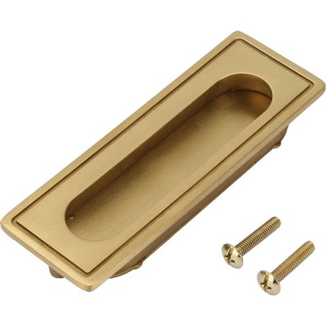 Maniglia in ottone a incasso per mobili, maniglie per armadi da cucina, maniglie per armadi e maniglie per cassetti.