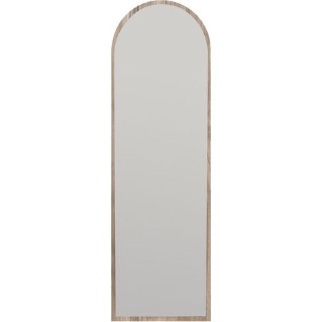 Miroir mural / sur pied Meilin L50xH160cm Bois foncé (1/5)