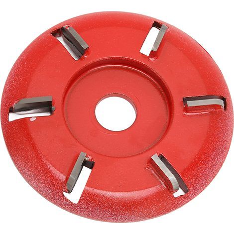 Disque de sculpture sur bois en acier, roue de coupe à 6 dents, accessoires de meuleuse d'angle de mise en forme (1/5)