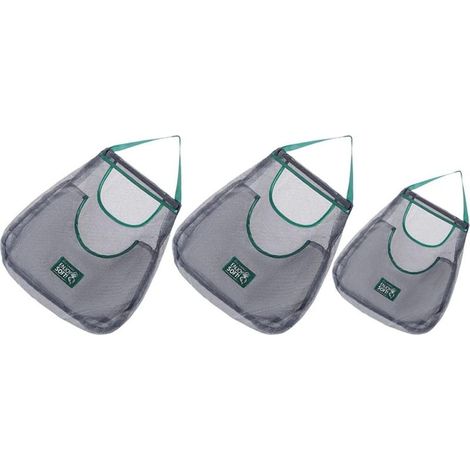 Set mit 3 hängenden Netzbeuteln zur Aufbewahrung (1/5)