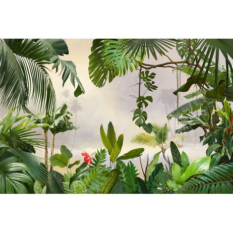 Papier peint panoramique Enfants - Jungle - 325 cm x 217 cm (1/2)