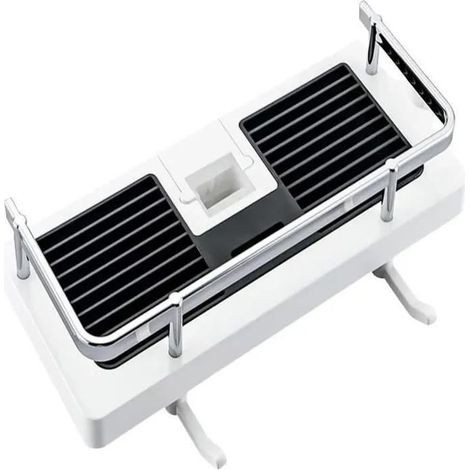 Étagère Douche Sans Percage Porte Savon Douche Support pour Rangement et Organisation de la Salle de Bain avec 2 Crochets