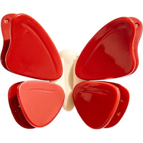 Pince Magnetique - Forme Papillon - Pour Fermer Sacs Alimentaires Et Organiser Cuisine - 1 Lot De 4 (1/3)