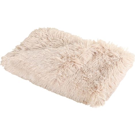Couverture polaire corail douce pour animaux - Couverture double épaisseur - Tapis moelleux pour chat - Tapis pour chien - Couverture - Chaude et confortable - Légère - Convient aux chiens, chiots, ch (1/5)