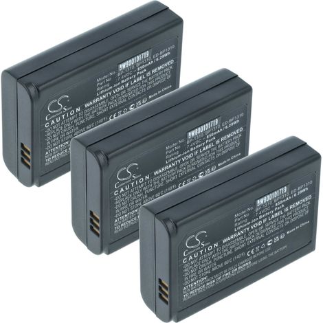 vhbw 3x Akku kompatibel mit Samsung NX100, NX11, NX10, NX5, NX20 Kamera (1000 mAh, 7,2 V, Li-Ion) (1/5)