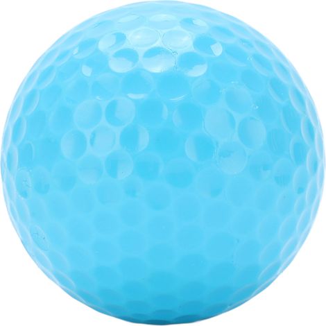 Balles de golf flottantes à 2 couches, pour parcours aquatiques et sports de plein air, bleu clair. (1/5)