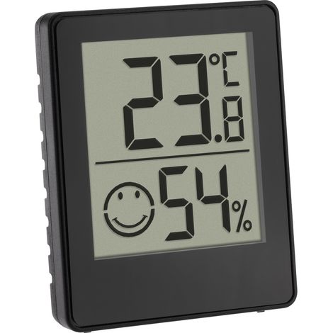 TFA Dostmann Digitales Thermo-Hygrometer Thermo-/Hygrometer Schwarz 30.5039.01.03