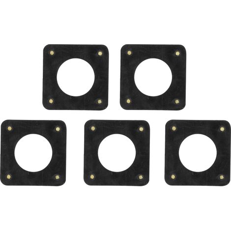Amortisseur Moteur Pas à Pas NEMA 17 Silicone Lot de 5 Pièces Antivibration Réducteur de Bruit pour Imprimante 3D Épaisseur 2mm (1/4)