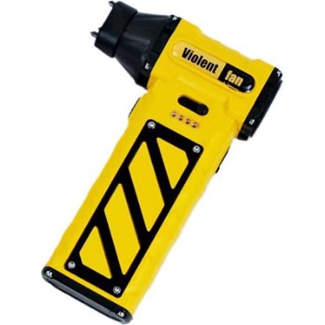 Tragbarer Außenventilator, USB-Ventilator mit unendlicher Gewalt, bürstenloser Motor, Mini-Ventilator, 110.000 U/min, für Camping (gelb)