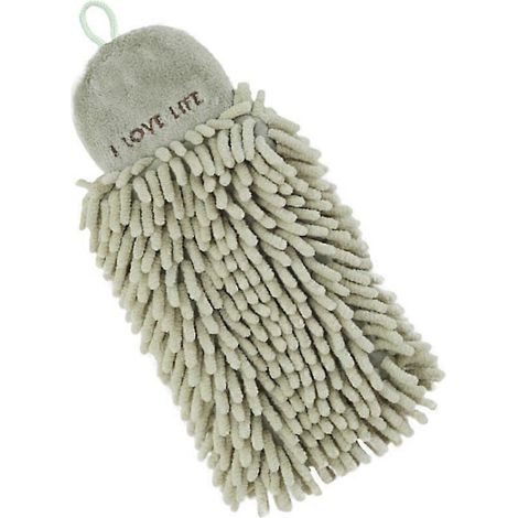 Serviette à mains à séchage rapide, absorbante et suspendue (1 pièce) - Fournitures pour la maison (1/5)