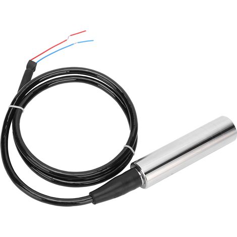 Transmetteur de niveau de liquide Throwin Sensor Sonde de contrôle d'alarme de niveau Réservoir d'eau DC24V QDW30A (Ligne de 1 mètre, portée de 1 mètre) (1/5)