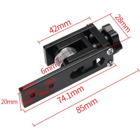 Kit di tendicinghia di aggiornamento 3D, tendicinghia profilo asse X 2020 e tendicinghia profilo asse Y 2040 per Ender 3 [2 pezzi]