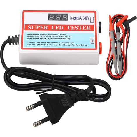 Testeur de rétroéclairage LED TV 18W avec interrupteur, boîtier lumineux haute luminosité 85-265V, prise UE