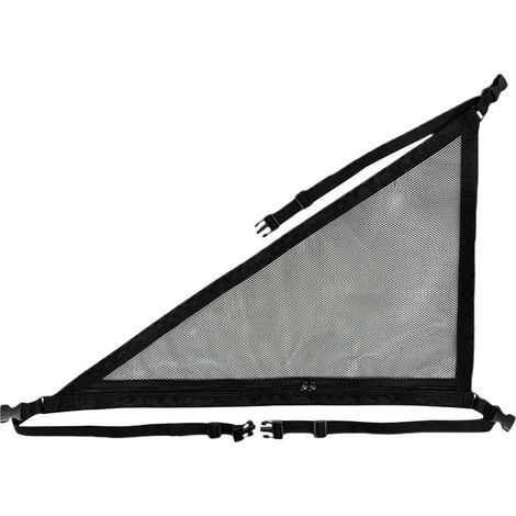 Filet de rangement pour plafond de voiture, filet de rangement triangulaire pour automobile, sangles réglables, maille polyester résistante, accessoire intérieur gain de place, pour voyages longue dis (1/5)