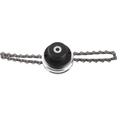 Tête de Débroussailleuse à Chaîne à Bobine 65Mn Noire Accessoire Tondeuse à Gazon Jardin Coupe-Herbe (1/5)