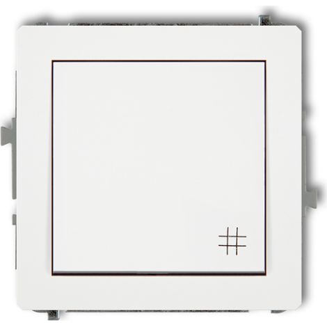 Mecanismo de enlace cruzado Deco, blanco mate 25DWP-6
