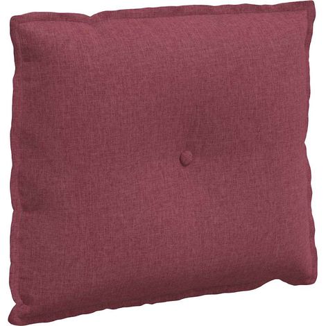 Coussin de Dos Bordeaux 60 x 19 x 50 cm tissu
