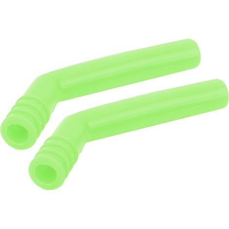 Tuyau d'extension en silicone pour échappement de voiture RC HSP 1/8 1/10, tube prolongateur de pot d'échappement, couleur verte, paire de 1 (1/5)