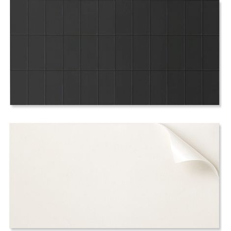 Baldosas de vinilo con gr谩ficos para ba帽o, dise帽o geom茅trico rectangular, 6x60x30 cm.