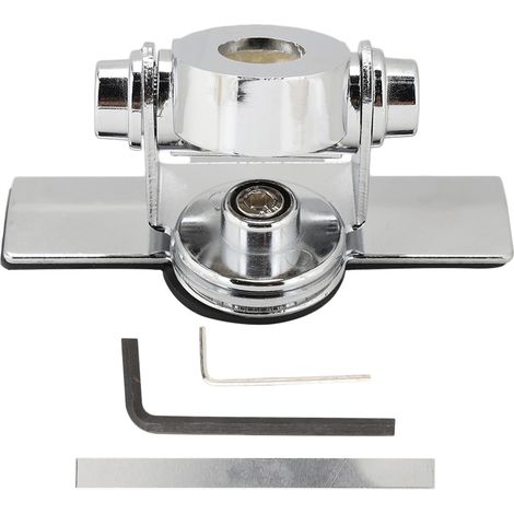 Support de fixation pour antenne de voiture RB-400 en argent avec 4 vis de fixation (1/5)