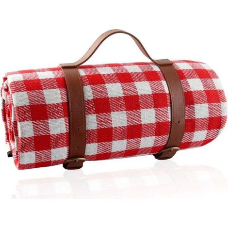 Picknickdecke, Picknickmatte, 150 x 200 cm, Picknickdecke, Anti-Sand-Stranddecke, large faltbare tragbare wasserdichte Strandmatte, für Garten, Camping, Strand (1/4)