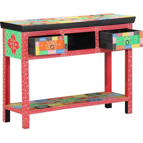Konsolentisch mit Schubladen Mehrfarbig 100 x 30 x 77 cm