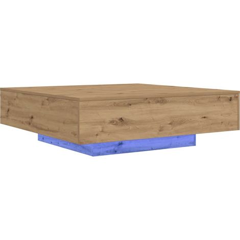 Mesa de Café Roble artisan 100 x 100 x 31 cm vidaXL