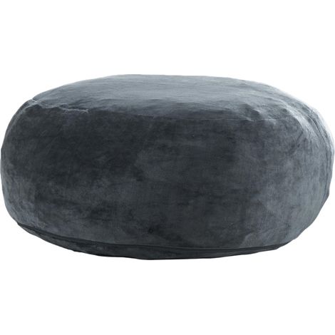 Pouf sacco 6FT per adulti grigio scuro, poltrona morbida e pieghevole MODENUIT (1/5)