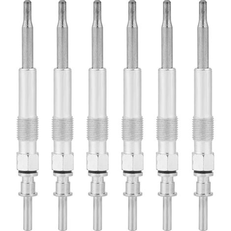 Six bouchons de préchauffage métalliques pour chauffage diesel adaptés aux modèles des séries 3, 5, 6, 7, X3, X5, X6, 30d, 35 et 35d. (1/5)