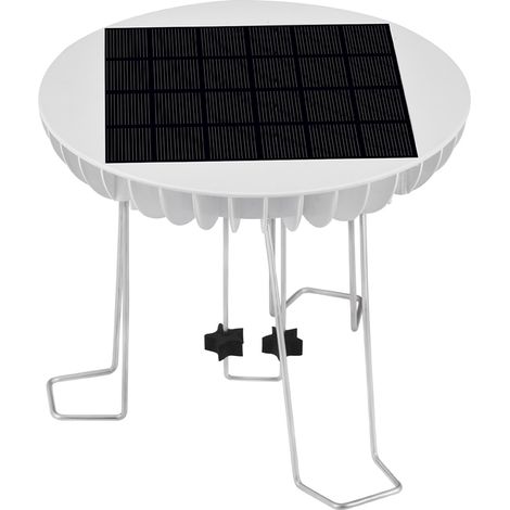 Agitateur solaire BSV-SW003 IP65 5V 2W batterie blanc bassin (1/5)