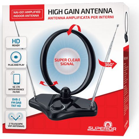 nuovaVideosuono NAI001 antenne TV Intérieure Mono (1/2)