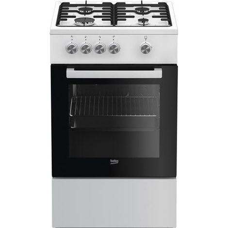 Beko FSG52000DWC cocina de gas blanca 4 fogones