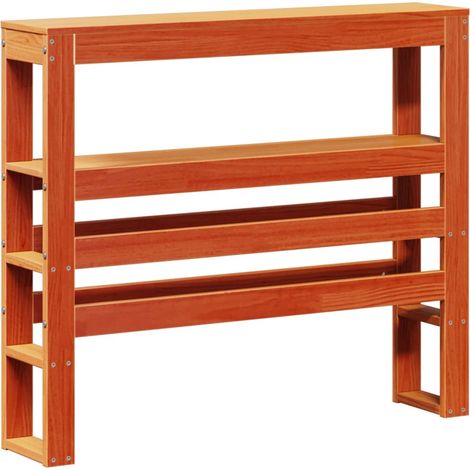 Maison Exclusive - Cabecero de cama con estantes madera maciza pi