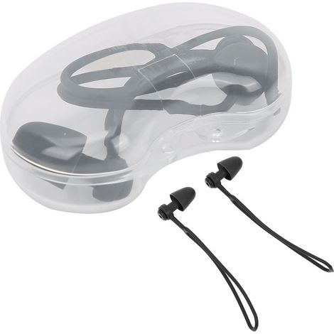 Bouchons d'oreille étanches en silicone souple pour natation sportive unisexe (1/5)