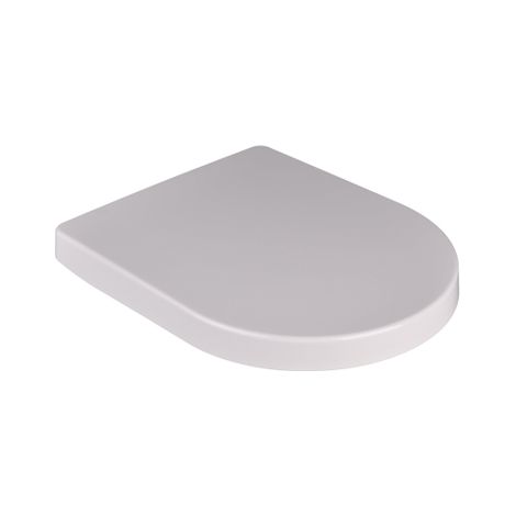 FugaFlow Eccelente Pietra Abattant WC - libération rapide et fermeture douce - parfaitement compatible avec Villeroy & Boch Omnia Architectura - blanc (1/5)