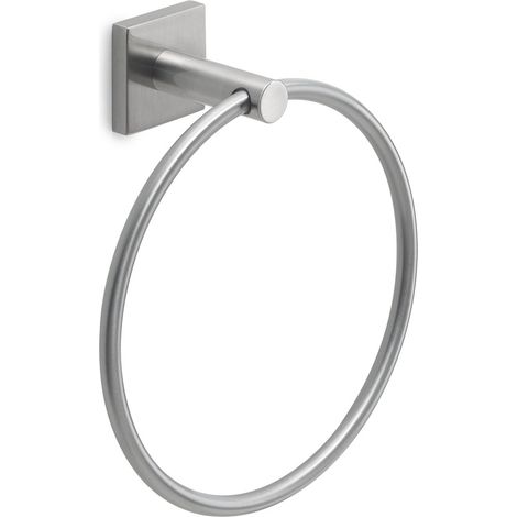 Portasalviette ad anello da muro in acciaio inox AISI 304 e Cromall FJ70 Gedy serie FUJI Satinato (1/2)