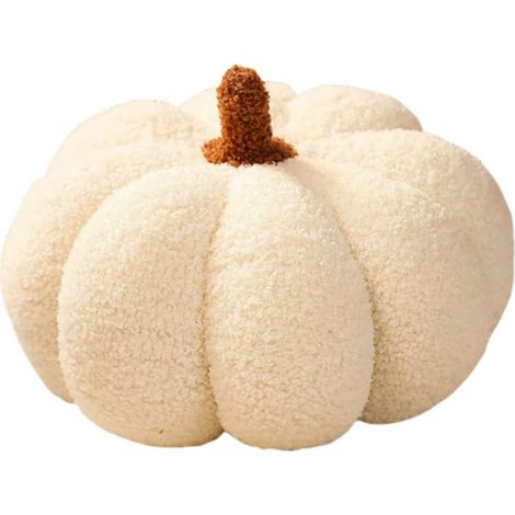 Weiche Kürbis-Halloween-Dekoration, weißes Gastgeschenk, 28 cm