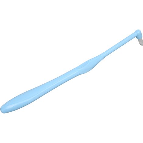 Brosse à dents spéciale appareils dentaires - Nettoyage optimal pour bagues et attaches - Bleue (1/5)