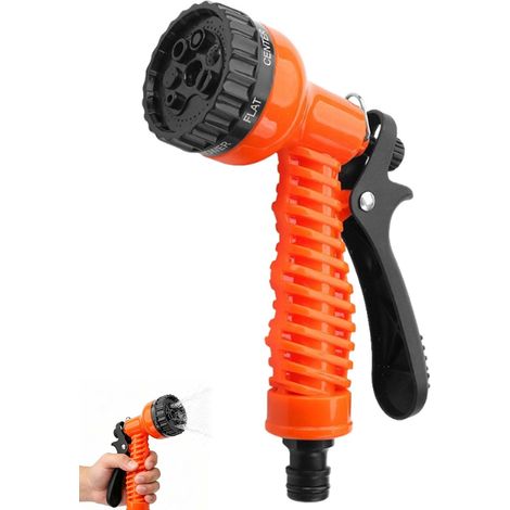 Pistolet Arrosage 1 Pièce, Haute Pression, Jet Réglable pour Tuyau Jardin, Anti-Gel, Lavage Voiture Nettoyage (1/5)