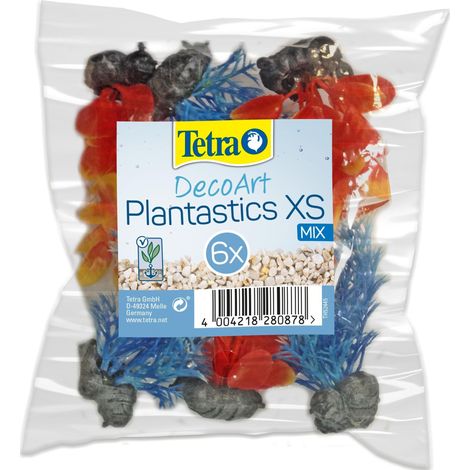 Acquario tetra plantastics xs mix decorazioni durevoli impermeabili
