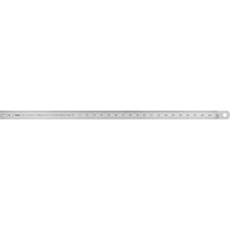 Flexibles Lineal, DIN 2768m, Länge 300 mm, Querschnitt 13 x 05 mm VOGEL 1010020030