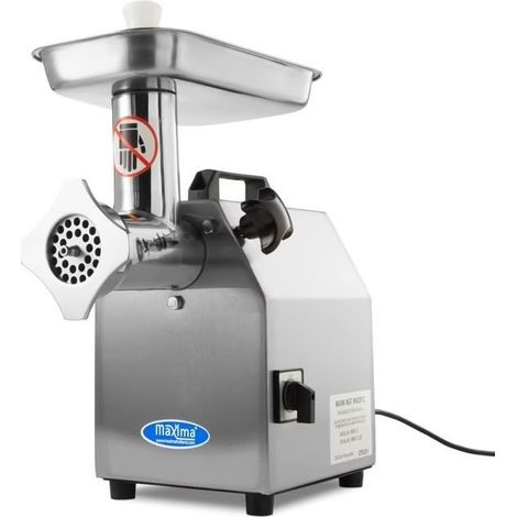 Hachoir à viande Pro ECO- 120 kg/h, inox - 750 W, 220V - MONO (1/5)