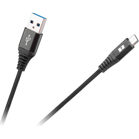 Câble USB - micro USB 2 m PD Quick Charge Rebel (1/2)