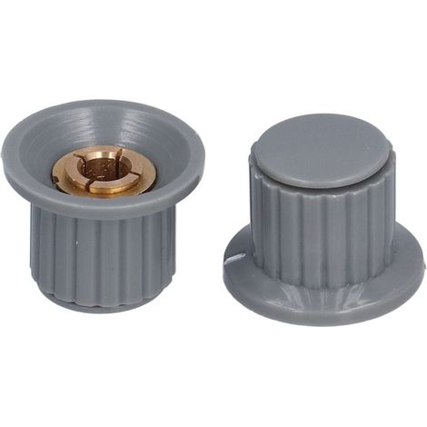 Bouton de potentiomètre 50 pièces, surface lisse sans bavure, antirouille et anticorrosion, WH118 2W 20S, capuchon de bouton rotatif (1/5)