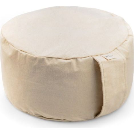 Cuscino da meditazione, zafu con grano saraceno - cotone naturale (1/4)