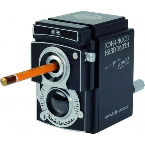 Afilador de cámara con manivela