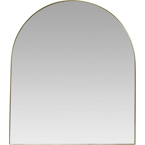 Miroir arche dorée en métal style contemporain élégant - doré finition brillante (1/3)