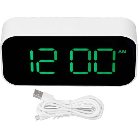numérique LED à luminosité réglable format 12 24 h boîtier (1/5)