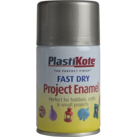 PlastiKote 440.0001590.046 Fast Dry Enamel Aerosol in Pewter – 100ml (PKT159S) (1/2)